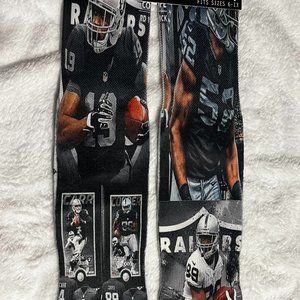 All natural 'Raiders 16'-17'' 100% cotton Unisex socks one size fits all 6-13